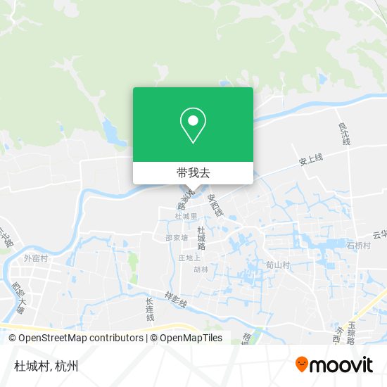 杜城村地图