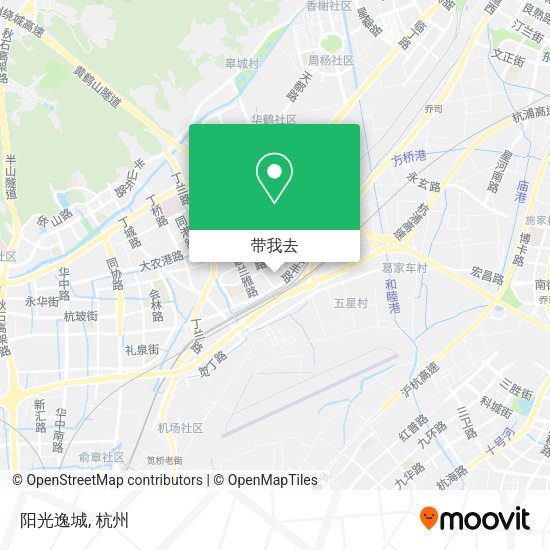 阳光逸城地图