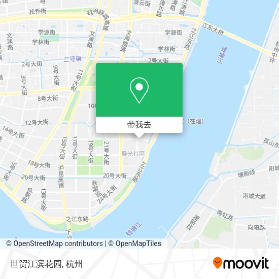 世贸江滨花园地图