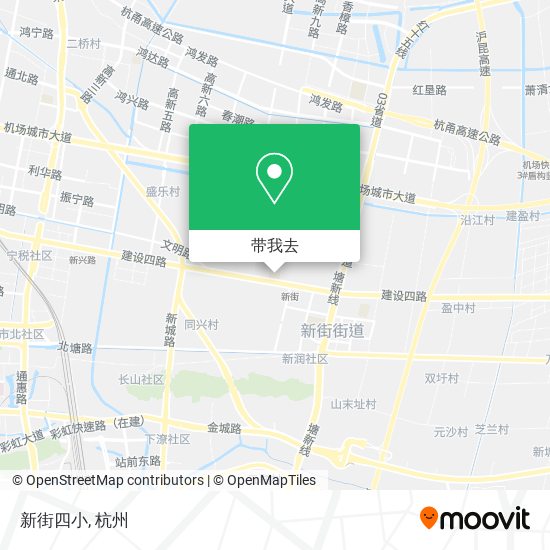 新街四小地图
