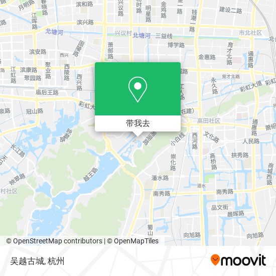 吴越古城地图