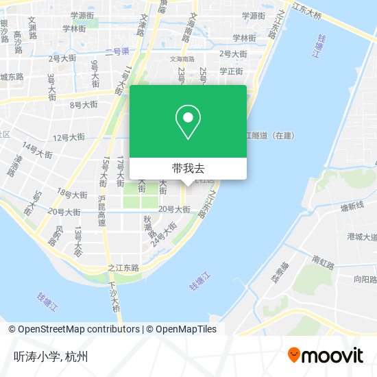 听涛小学地图