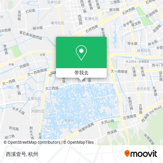 西溪壹号地图