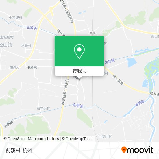前溪村地图