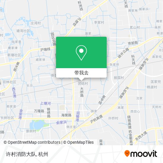 许村消防大队地图