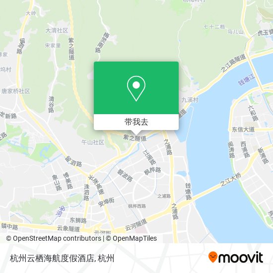杭州云栖海航度假酒店地图