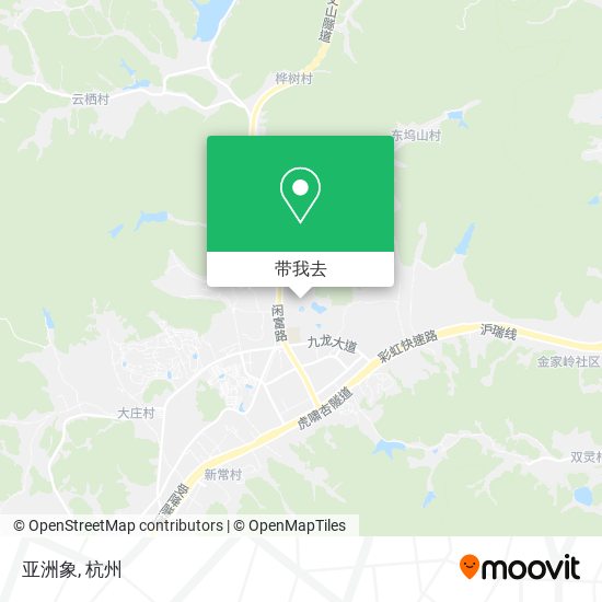 亚洲象地图