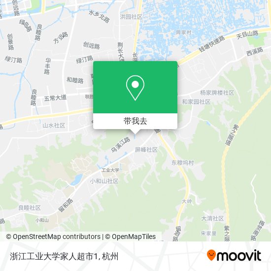 浙江工业大学家人超市1地图