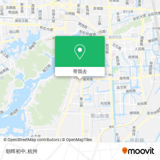 朝晖初中地图