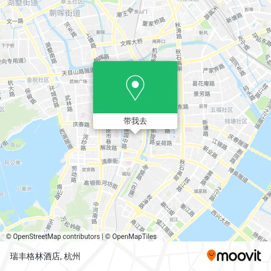 瑞丰格林酒店地图