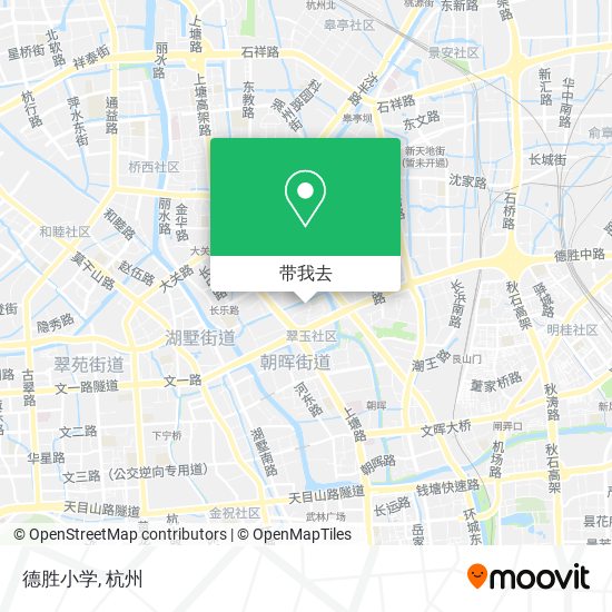 德胜小学地图
