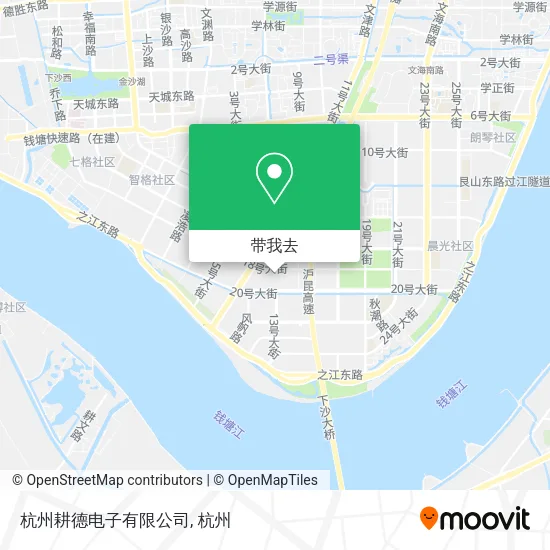 杭州耕德电子有限公司地图