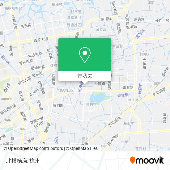 北横杨庙地图