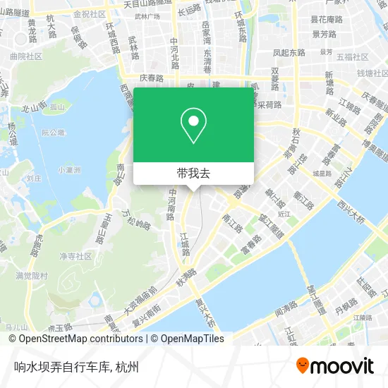 响水坝弄自行车库地图