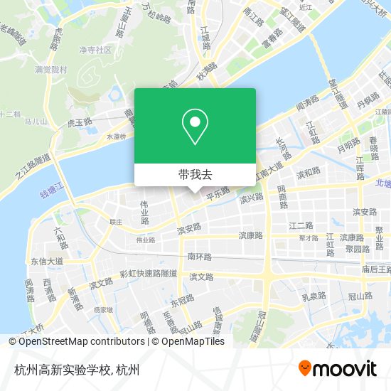 杭州高新实验学校地图
