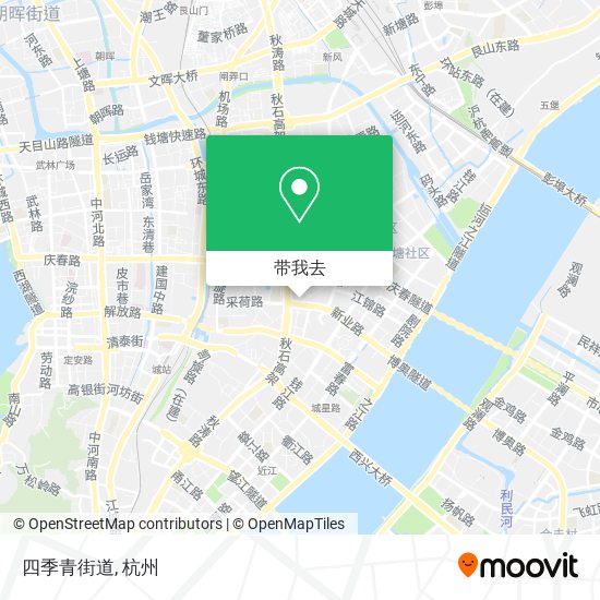 四季青街道地图