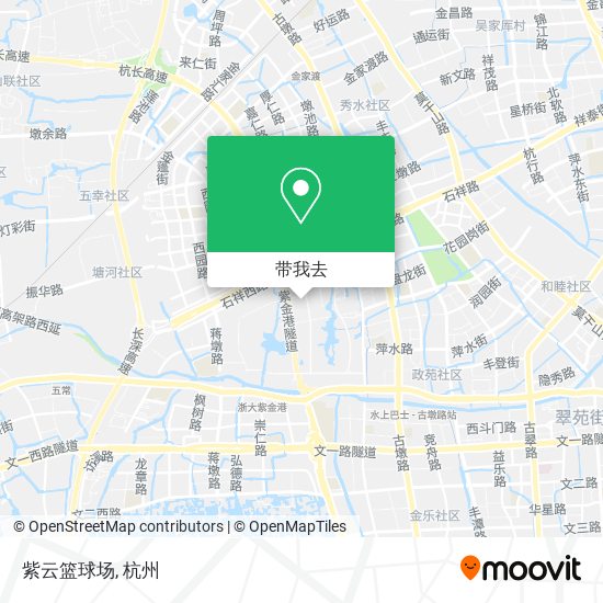 紫云篮球场地图