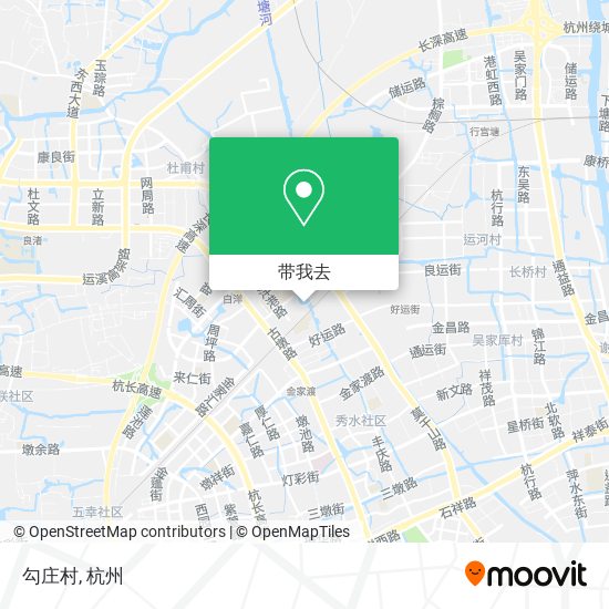 勾庄村地图