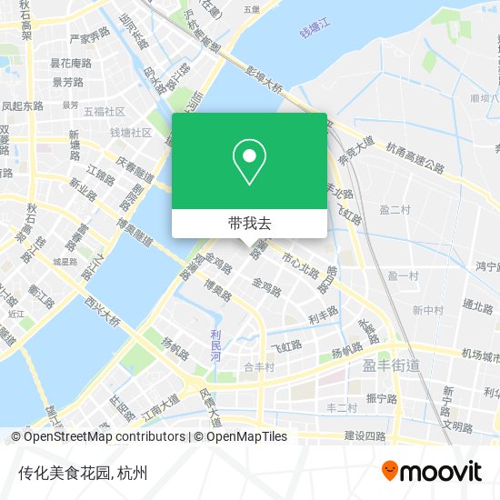 传化美食花园地图