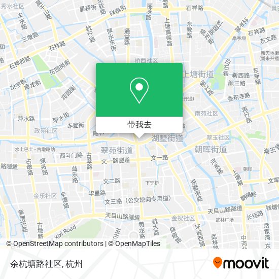 余杭塘路社区地图