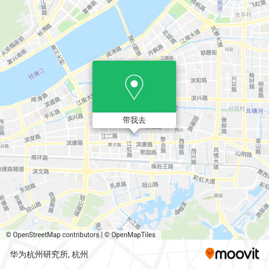 华为杭州研究所地图