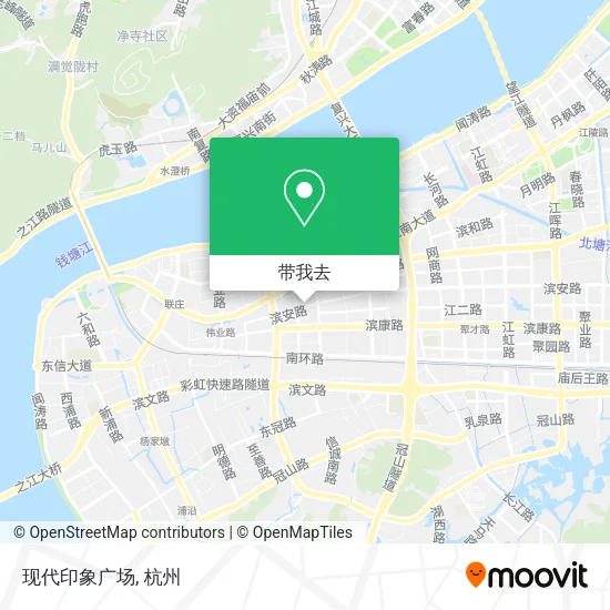 现代印象广场地图