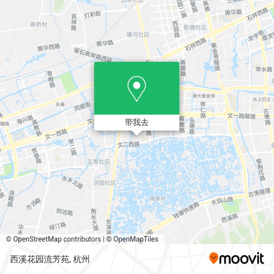 西溪花园流芳苑地图