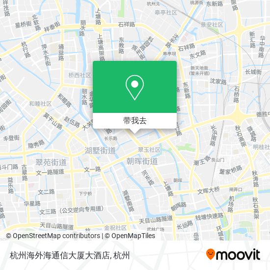 如何坐公交或地铁去拱墅区的杭州海外海通信大厦大酒店