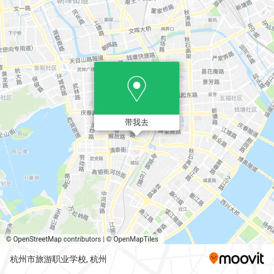 杭州市旅游职业学校地图