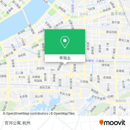 官河公寓地图