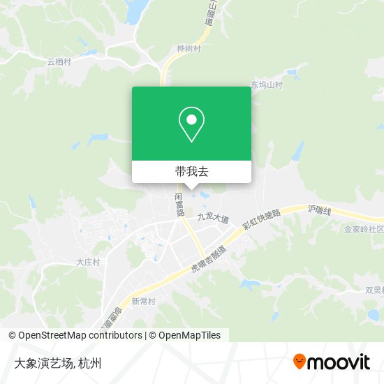 大象演艺场地图