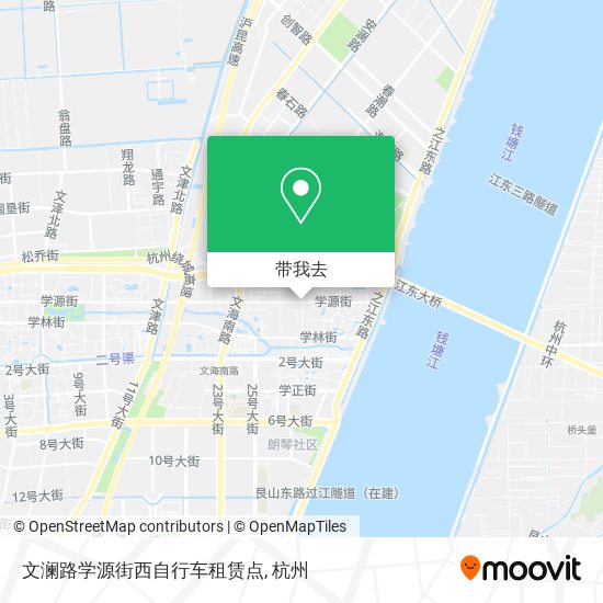 文澜路学源街西自行车租赁点地图