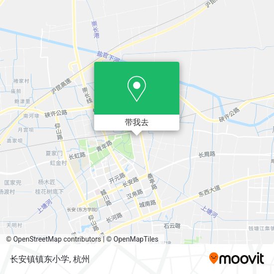 长安镇镇东小学地图