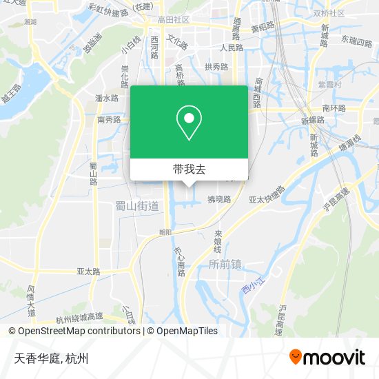 天香华庭地图
