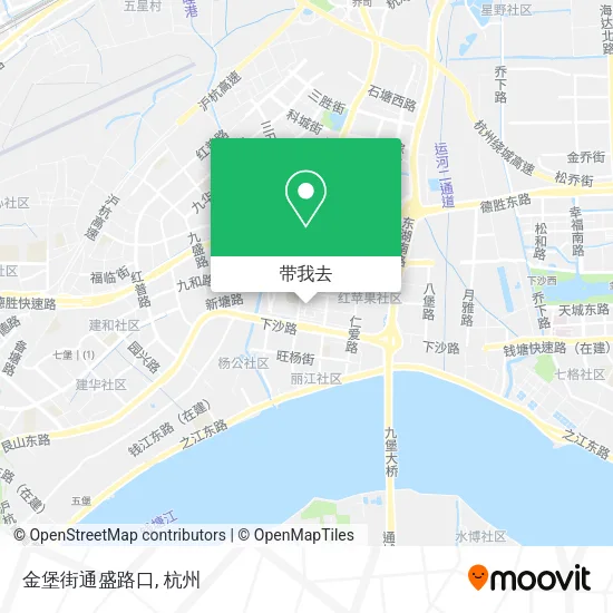 金堡街通盛路口地图