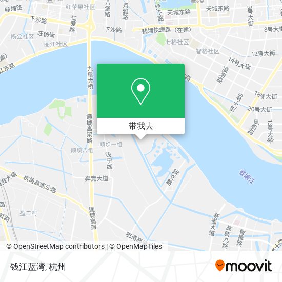 钱江蓝湾地图
