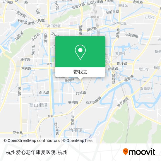 杭州爱心老年康复医院地图