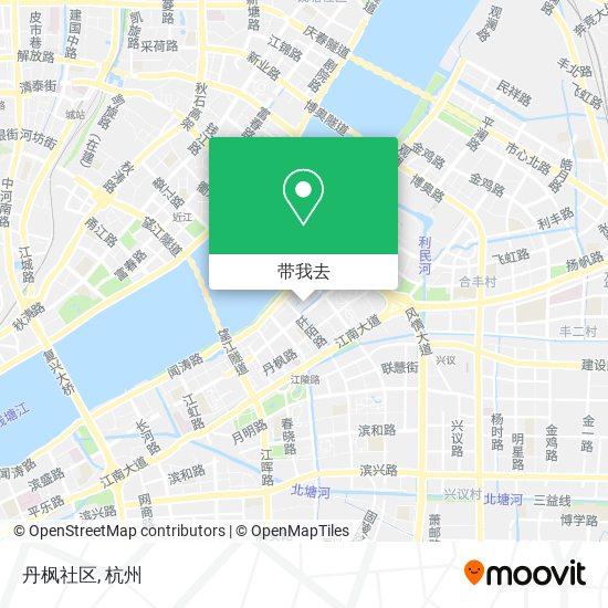 丹枫社区地图