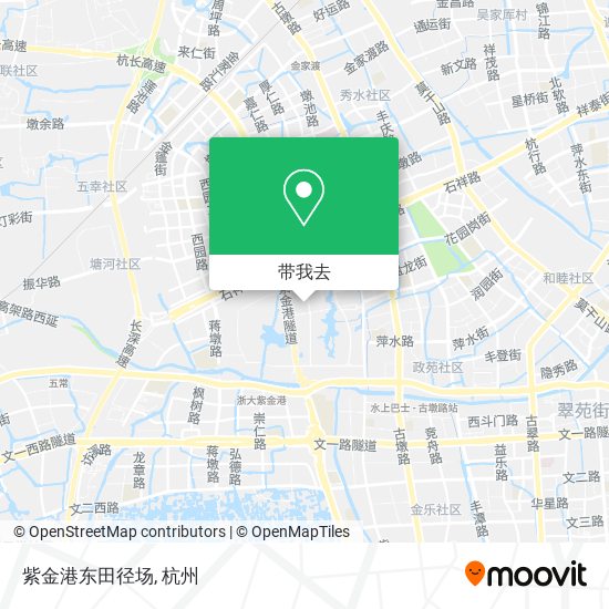 紫金港东田径场地图