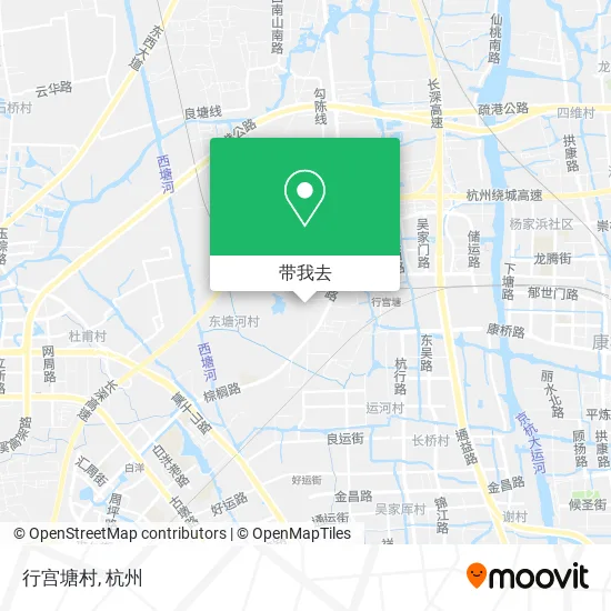 行宫塘村地图
