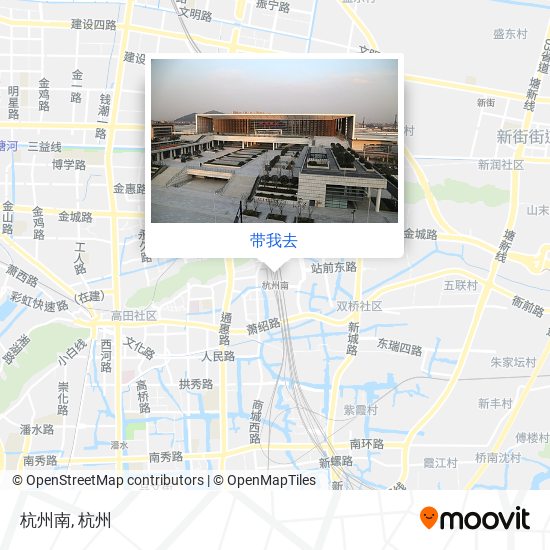 杭州南地图