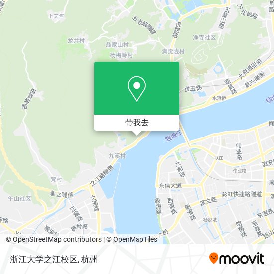 浙江大学之江校区地图