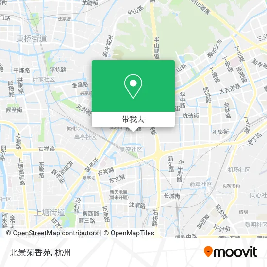 北景菊香苑地图