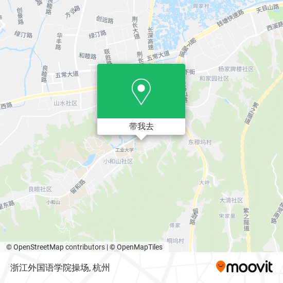 浙江外国语学院操场地图