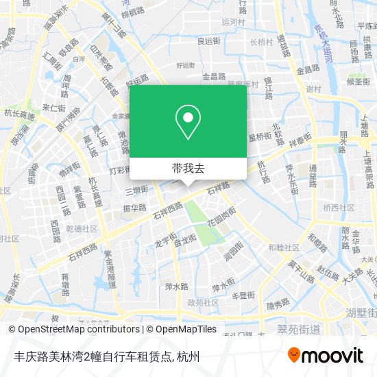 丰庆路美林湾2幢自行车租赁点地图