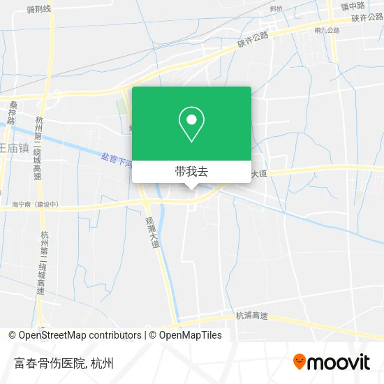 富春骨伤医院地图