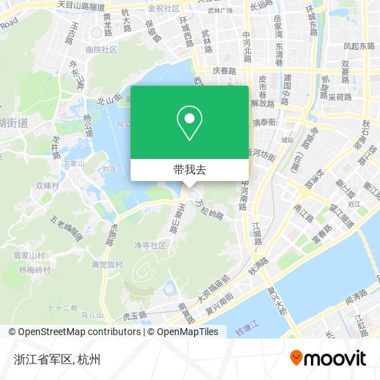 浙江省军区地图