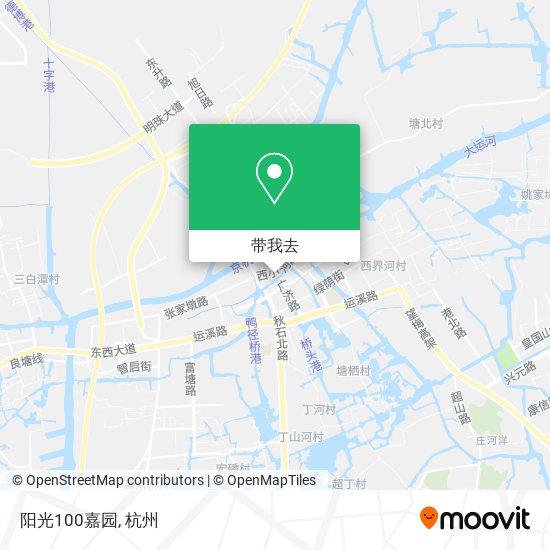 阳光100嘉园地图