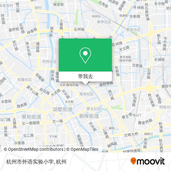 杭州市外语实验小学地图