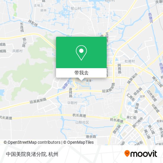 中国美院良渚分院地图